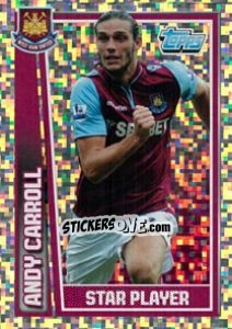 Sticker Andy Carroll - Star Player - Premier League Inglese 2012-2013 n. 333 - Topps