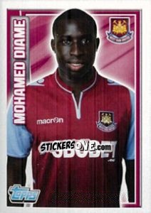 Sticker Mohamed Diamé - Premier League Inglese 2012-2013 n. 334 - Topps