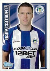 Sticker Gary Caldwell - Premier League Inglese 2012-2013 n. 342 - Topps
