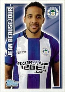 Sticker Jean Beausejour - Premier League Inglese 2012-2013 - Topps