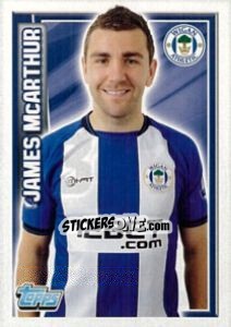 Sticker James McArthur - Premier League Inglese 2012-2013 n. 347 - Topps