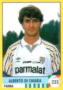Sticker Alberto Di Chiara - Il Grande Calcio 1992
 n. 235 - Vallardi