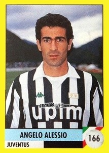 Sticker Angelo Alessio - Il Grande Calcio 1992
 n. 166 - Vallardi