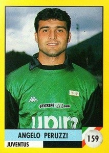 Sticker Angelo Peruzzi - Il Grande Calcio 1992
 n. 159 - Vallardi
