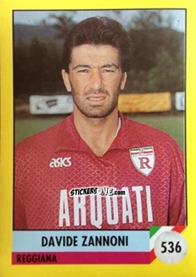 Cromo Davide Zannoni