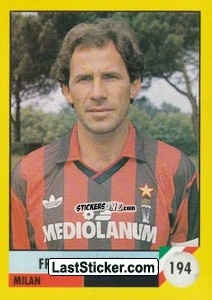 Sticker Franco Baresi - Il Grande Calcio 1992
 n. 194 - Vallardi