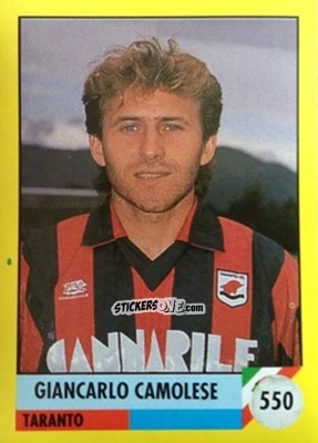 Cromo Giancarlo Camolese