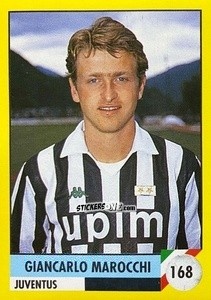 Sticker Giancarlo Marocchi - Il Grande Calcio 1992
 n. 168 - Vallardi