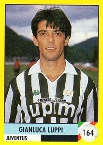 Sticker Gianluca Luppi - Il Grande Calcio 1992
 n. 164 - Vallardi