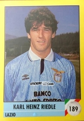 Cromo Karl Heinz Riedle