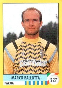 Sticker Marco Ballotta - Il Grande Calcio 1992
 n. 227 - Vallardi