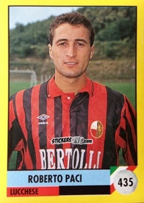 Cromo Roberto Paci