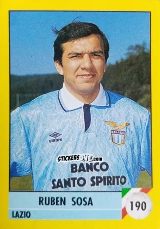 Cromo Ruben Sosa
