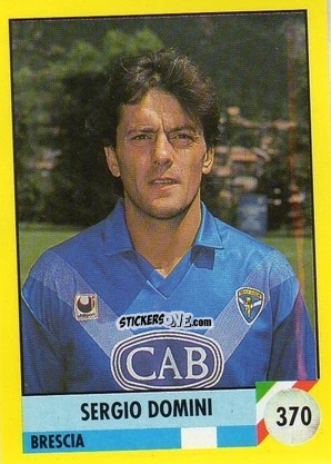 Cromo Sergio Domini