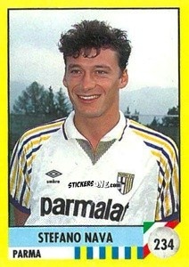 Sticker Stefano Nava - Il Grande Calcio 1992
 n. 234 - Vallardi