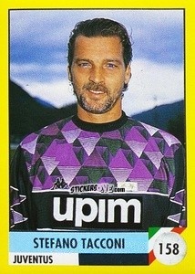 Sticker Stefano Tacconi - Il Grande Calcio 1992
 n. 158 - Vallardi