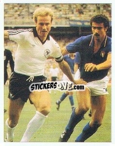 Sticker Beppe Bergomi / Karl-Heinz Rummenigge - 81-82