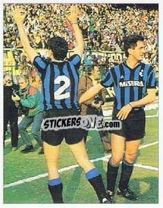 Sticker Bergomi / Ferri (1986-87) - La Storia dell'Inter
 n. 257 - Masters Edizioni