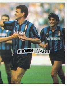 Sticker Bergomi / Matthaus / Serena (1989-90) - La Storia dell'Inter
 n. 310 - Masters Edizioni