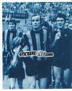 Sticker Burgnich / Corso / Vieri / Mazzola, Oriali - 70-71 - La Storia dell'Inter
 n. 164 - Masters Edizioni