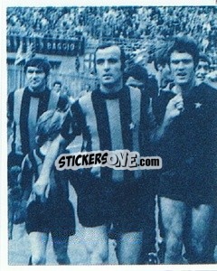 Cromo Burgnich / Corso / Vieri / Mazzola, Oriali - 70-71