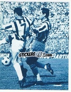Figurina Gaicinto Facchetti v Juventus - 1965-66