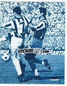 Sticker Gaicinto Facchetti v Juventus - 1965-66 - La Storia dell'Inter
 n. 139 - Masters Edizioni