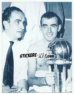 Cromo Giuseppe Prisco, Mario Corso - 1964-65 - La Storia dell'Inter
 n. 124 - Masters Edizioni