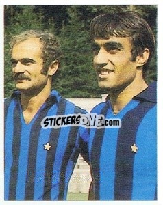 Sticker Mazzola / Pietro Anastasi - 1975-76 - La Storia dell'Inter
 n. 189 - Masters Edizioni