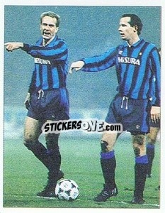 Sticker Rummenigge / Liam Brady - 1984-85