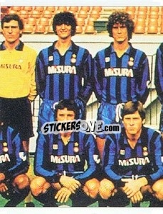 Sticker Team Photo - 1982-83 - La Storia dell'Inter
 n. 232 - Masters Edizioni