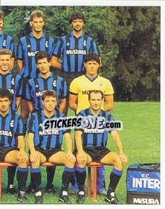 Sticker Team Photo (1987-88)