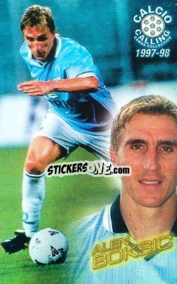 Sticker Alen Boksic - Calcio Calling 1997-1998
 - Panini