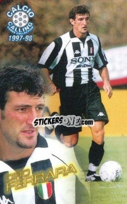 Sticker Ciro Ferrara - Calcio Calling 1997-1998
 - Panini