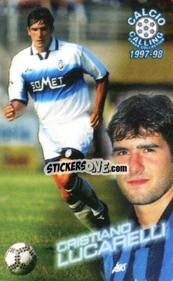 Sticker Cristiano Lucarelli - Calcio Calling 1997-1998
 - Panini