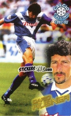 Sticker Dario Hubner - Calcio Calling 1997-1998
 - Panini