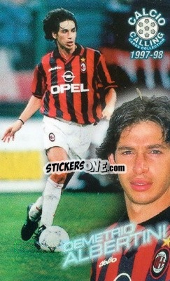 Sticker Demetrio Albertini - Calcio Calling 1997-1998
 - Panini