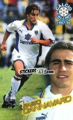 Sticker Fabio Cannavaro - Calcio Calling 1997-1998
 - Panini
