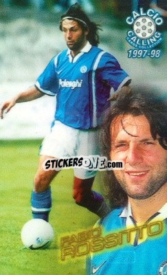 Sticker Fabio Rossitto - Calcio Calling 1997-1998
 - Panini