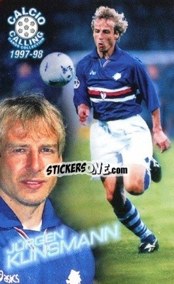 Figurina Jurgen Klinsmann - Calcio Calling 1997-1998
 - Panini