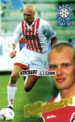 Sticker Klas Inglesson - Calcio Calling 1997-1998
 - Panini