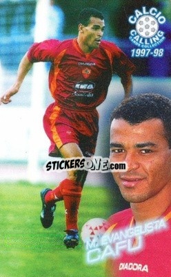 Sticker M.Evangelista Cafù - Calcio Calling 1997-1998
 - Panini