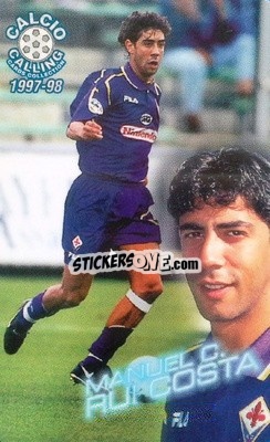 Sticker Manuel C. Rui Costa - Calcio Calling 1997-1998
 - Panini