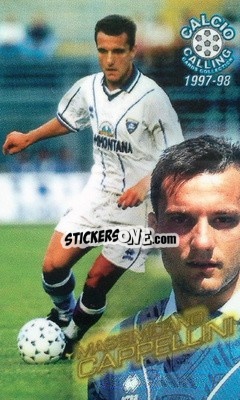 Sticker Massimiliano Cappellini - Calcio Calling 1997-1998
 - Panini