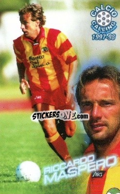 Cromo Riccardo Maspero - Calcio Calling 1997-1998
 - Panini