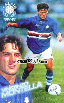 Cromo Vincenzo Montella - Calcio Calling 1997-1998
 - Panini