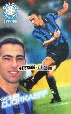Sticker Youri Djorkaeff - Calcio Calling 1997-1998
 - Panini