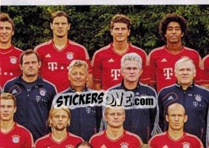 Cromo Mannschaft - FC Bayern München 2012-2013 - Panini