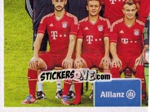 Sticker Mannschaft - FC Bayern München 2012-2013 n. 5 - Panini