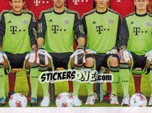 Sticker Mannschaft - FC Bayern München 2012-2013 n. 6 - Panini